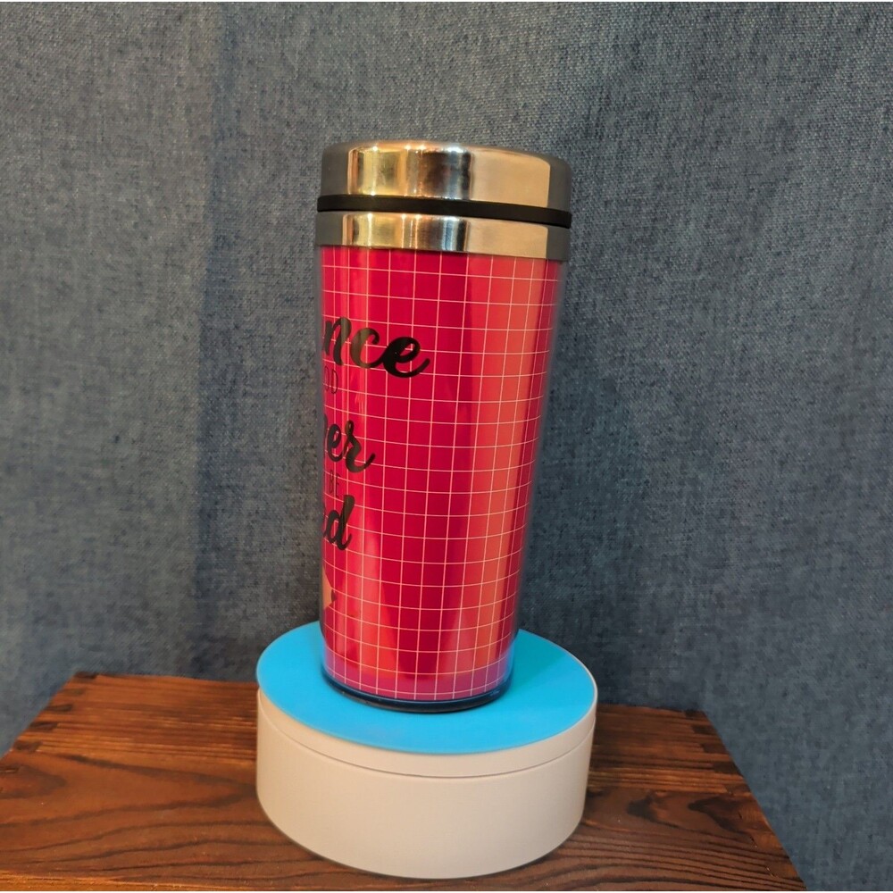 Teacher Appreciation Travel Tumbler 20oz Pink Hot Cold Cup with Lid - Picture 9 of 16